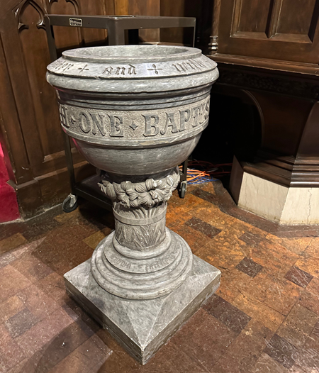 Brown font at Westminster