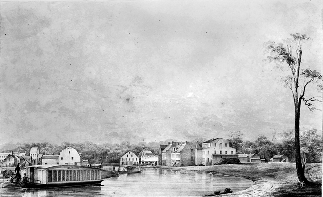 Canal through Dayton