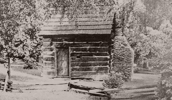 Colonel Robert Patterson's log cabin